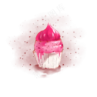 儿童节粉色可爱小蛋糕