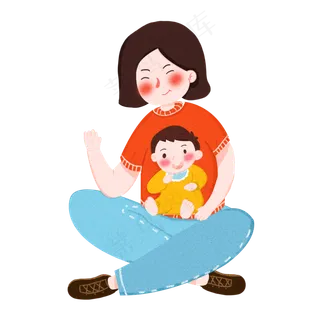 卡通清新母亲节元素