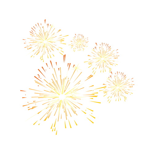 春节礼花烟花免抠(500*500px 72 dpi )