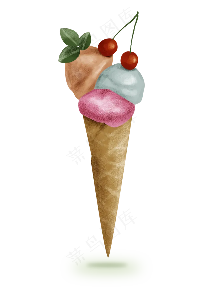 暑假夏日夏季食物冰淇淋(3508X4961(DPI:300))psd模版下载