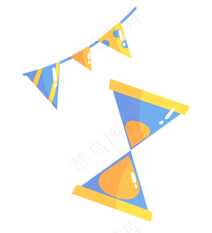 高考沙漏和彩旗(2150X2362(DPI:299))psd模版下载