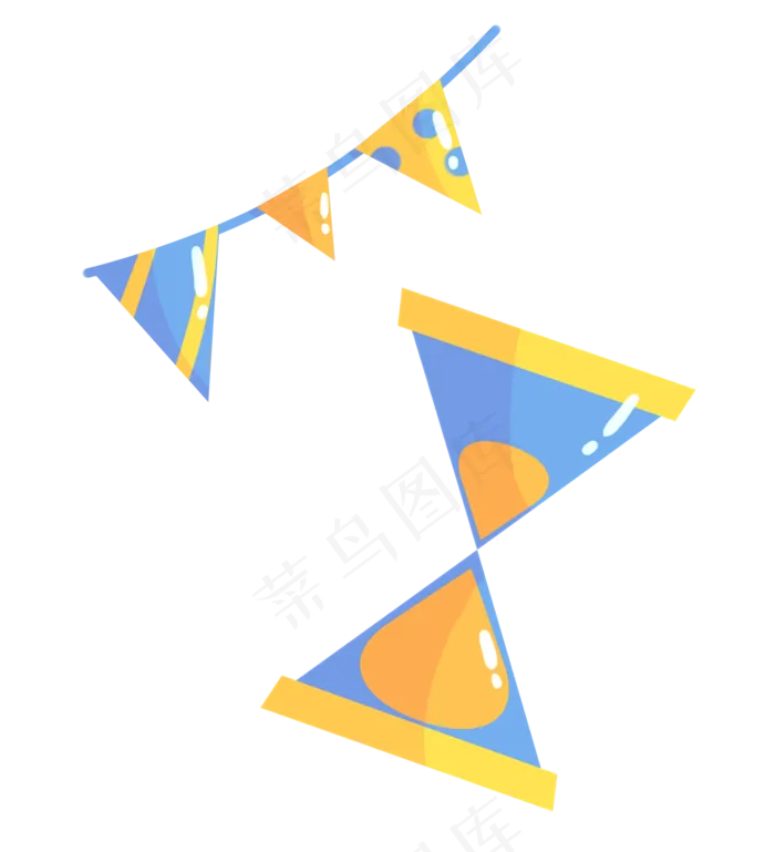 高考沙漏和彩旗(2150X2362(DPI:299))psd模版下载