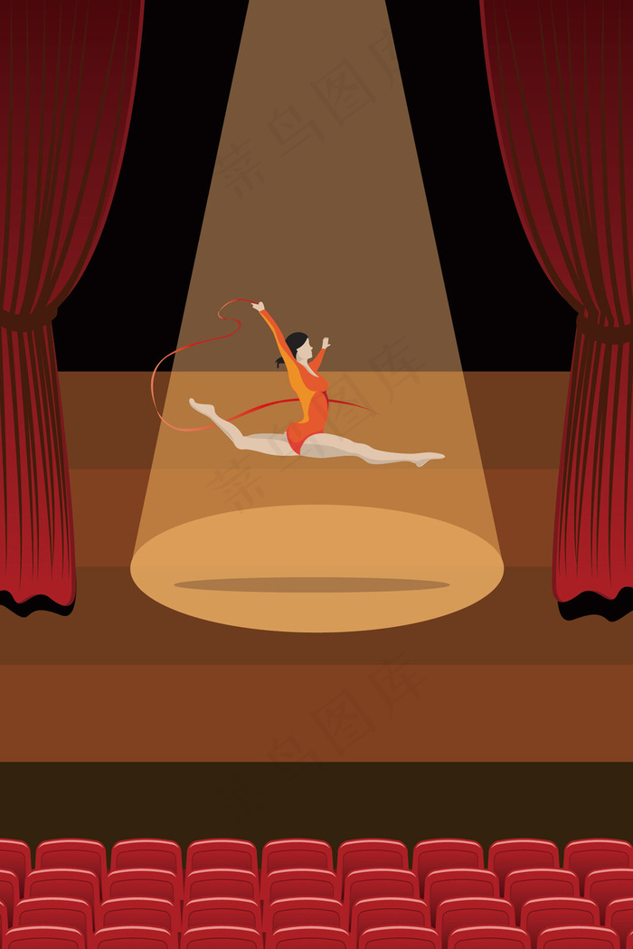 梦想励志之没有观众的舞台