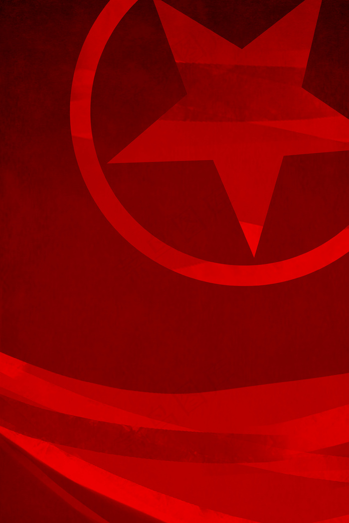 简约大气红色渐变54青年节背景海报