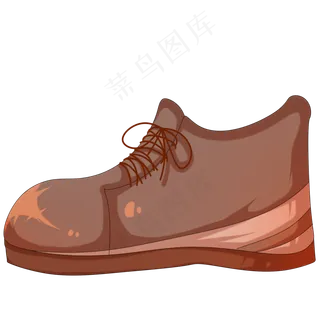 男士用品棕色皮鞋