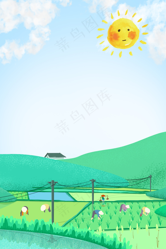 五一劳动节农民劳动背景