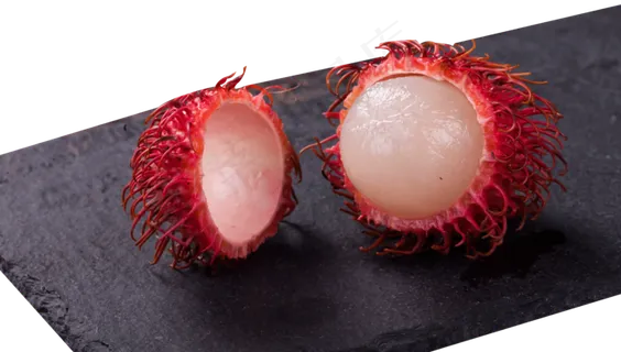 红毛丹毛荔枝水果实物