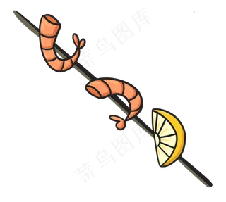 水果虾仁烧烤插图