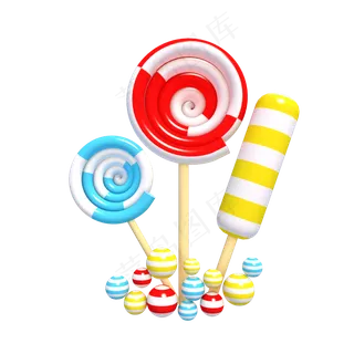 彩色糖果,免抠元素