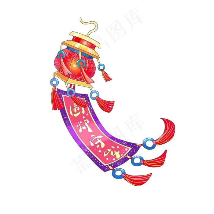 鼠年2018灯笼围炉守岁挂饰中国风�,免抠元素(4000X4000(DPI:300))psd模版下载