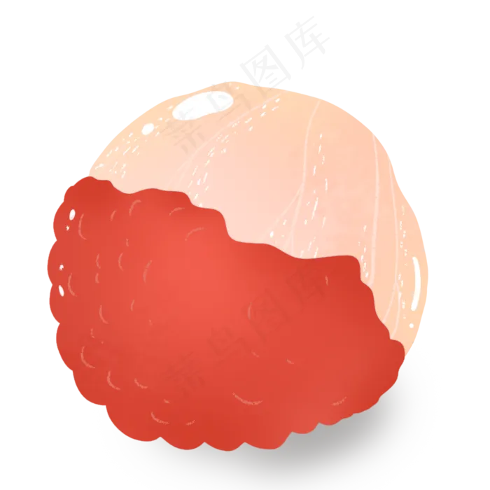 红色鲜艳夏季水果荔枝(2000X2000(DPI:300))psd模版下载