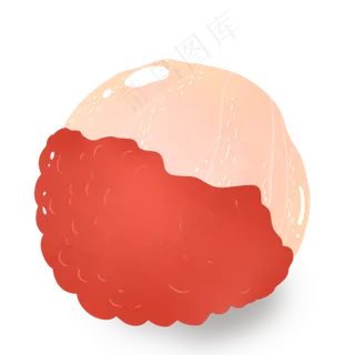 红色鲜艳夏季水果荔枝