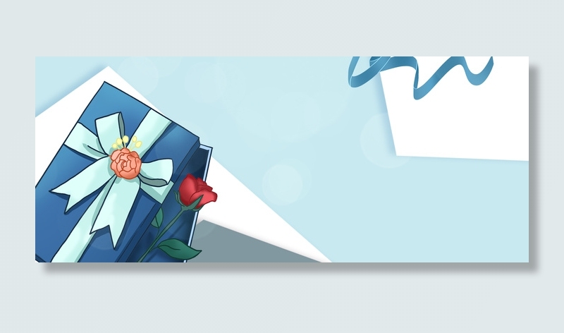 简约大气520情人节鲜花几何背景