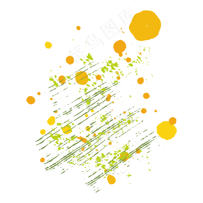 彩色墨点泼墨矢量素材ai矢量模版下载