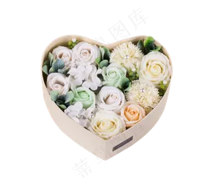 爱心鲜花礼盒唯美