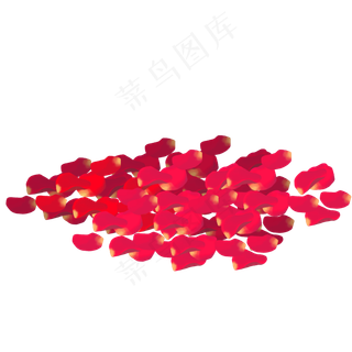 玫瑰花瓣png素材