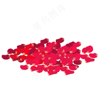 玫瑰花瓣png素材