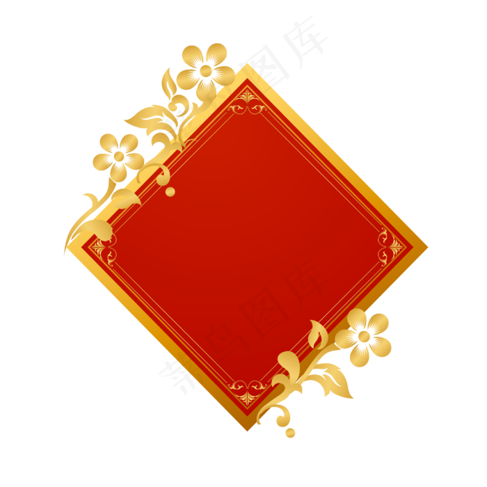 矢量手绘中国风边框(4167*4167px 300 dpi )ai矢量模版下载