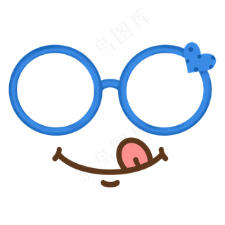 儿童节快乐眼镜六一儿童节