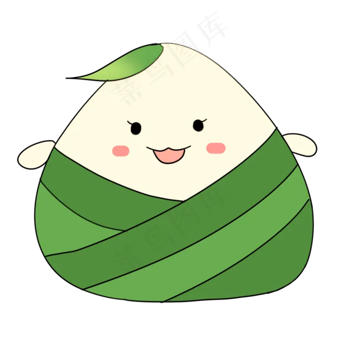 端午节粽子卡通可爱(2000X2000(DPI:300))psd模版下载