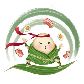 端午节中国风粽子武侠