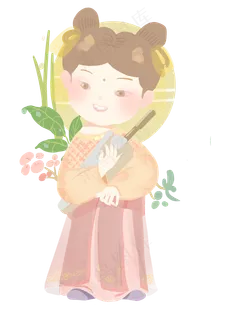 谷雨漂亮的小女孩