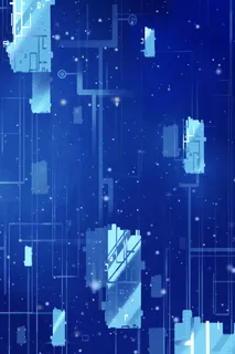 蓝色唯美卡通治愈5G科技概念扁平信号配图 蓝色唯美卡通治愈5G科技概念扁平信号配图