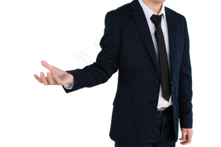 黑色西装男士,免抠元素