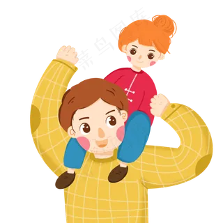 温馨的父亲节人物素材