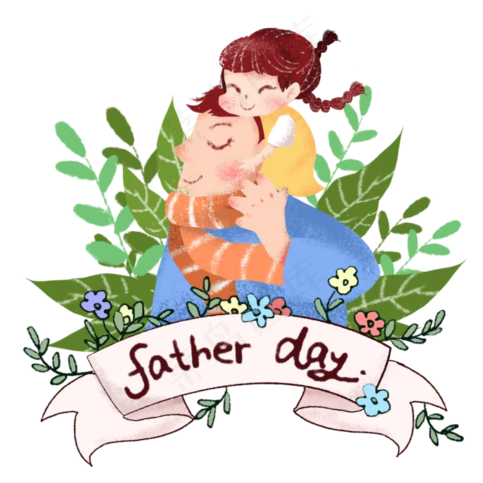 父亲节肩膀上的父爱(2000X2000(DPI:300))psd模版下载