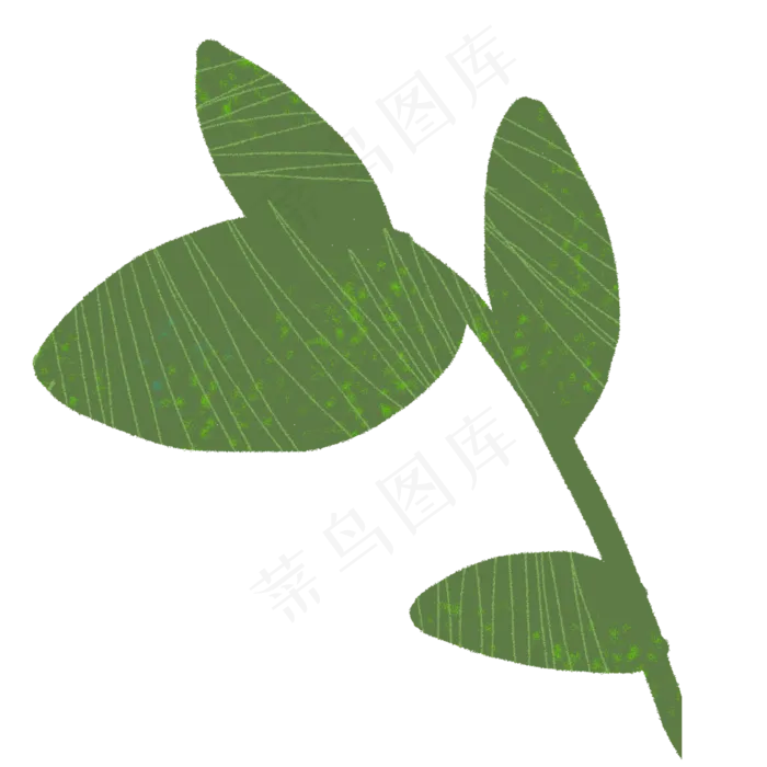 卡通植物绿叶下载(2000X2000(DPI:300))psd模版下载