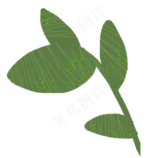 卡通植物绿叶下载