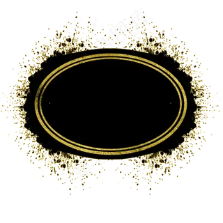 椭圆形笔刷边框