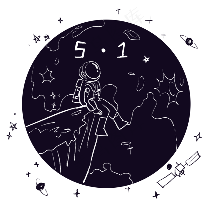 五一节宇宙全球快乐,免抠元素(2000*2000px 300 dpi )psd模版下载