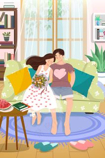 夏日情侣宅家恩爱520