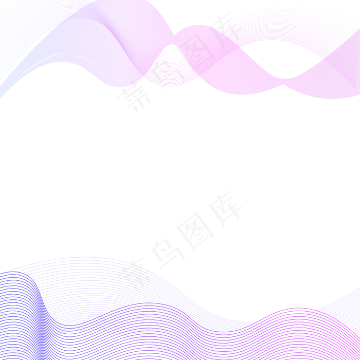 618狂欢节渐变流体梦幻装饰边框(2000X2000(DPI:300))ai矢量模版下载