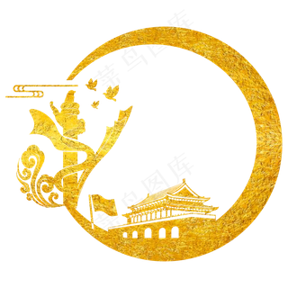 烫金党建*党建华表组合