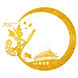 烫金党建*党建华表组合