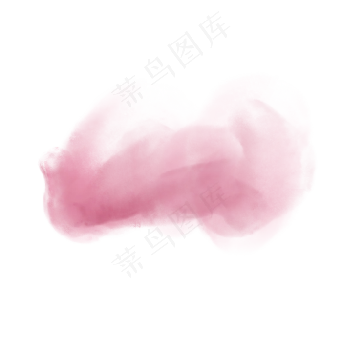 清新水彩粉色晕染(2000X2000(DPI:300))psd模版下载
