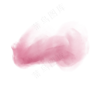 清新水彩粉色晕染