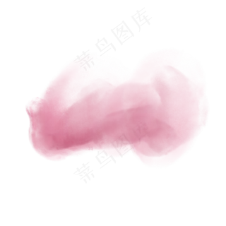 清新水彩粉色晕染