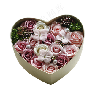 情人节鲜花爱心礼盒