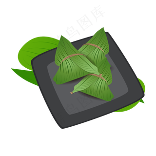 免扣卡通包粽子材料