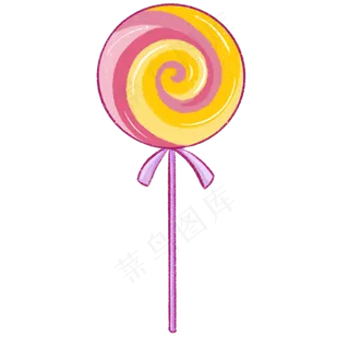 六一儿童节零食棒棒糖手绘免抠素