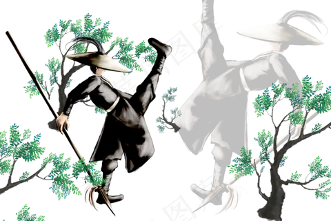 武侠古装男子仙侠古风场景