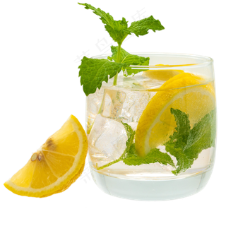 冰镇柠檬饮品实拍,免抠元素