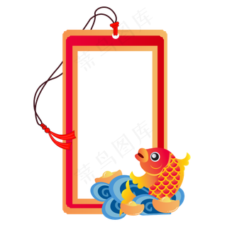 矢量手绘春节边框,免抠元素