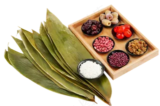 端午节粽子食材蜜枣粽叶糯米