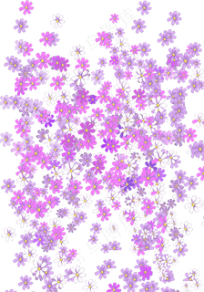 手绘雏菊花瓣粉紫色飘落漂浮矢量