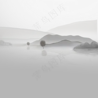 水墨山水画 水墨山水画